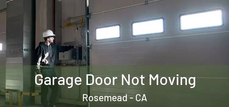 Garage Door Not Moving Rosemead - CA